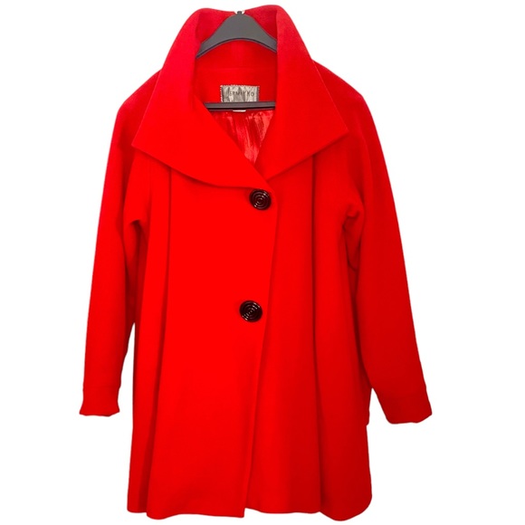 Stunning Red (2) Piece 100% Wool Jermikko Suiting Separates - Picture 1 of 16